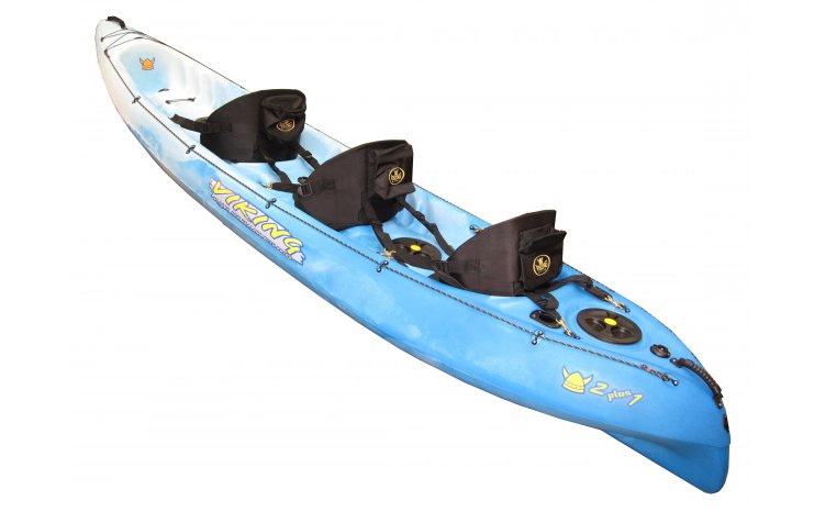 Kayaks - NZ - Viking 2 + 1 - Double,Triple or Solo - Viking 2 + 1 